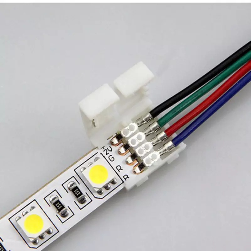 Kabel RGB 15CM Jepit 2 arah 2 sisi 4 PIN KLIP