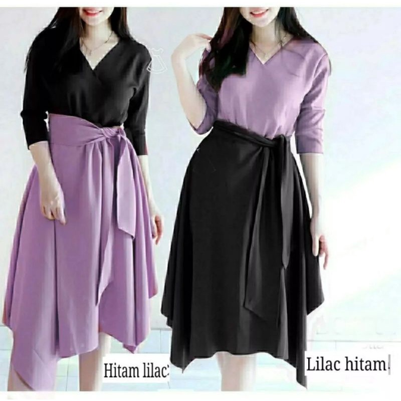 DRESS SUPER JUMBO DEVY by RAYHANUN ld 90 sampai ld 160 170 180