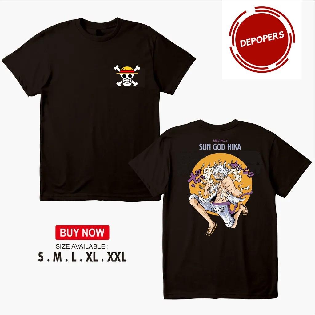 Kaos One Piece Sun God Nika / One Piece Luffy Mode Nika