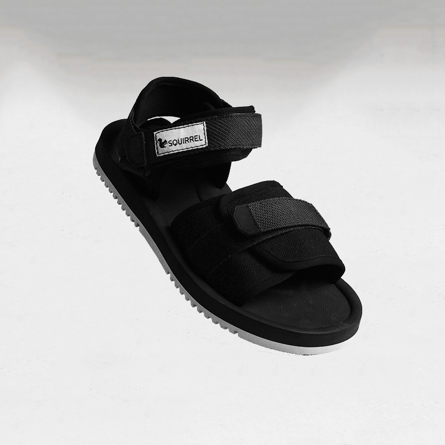 YAMI BLACK |FORIND x Squirrel| Sendal Gunung Original Kulit Santai Kasual Pria Sandal Footwear New