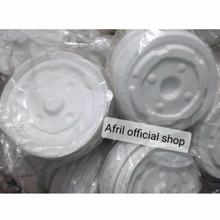 Jual Tutup 8 Oz 10 Oz 12 Oz 14 Oz 16 Oz Flat Lid Tutup Datar Tutup Cup Lid Plastik Putih 4687