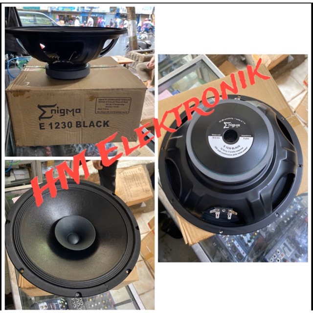 Speaker Enigma / Enigmo 1230 Black 12 inchi 500 Watt