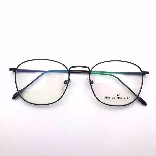 Frame kacamata besi Kotak Trendy 8261 Paket Frame + Lensa | kacamata minus | antiradiasi Termurah