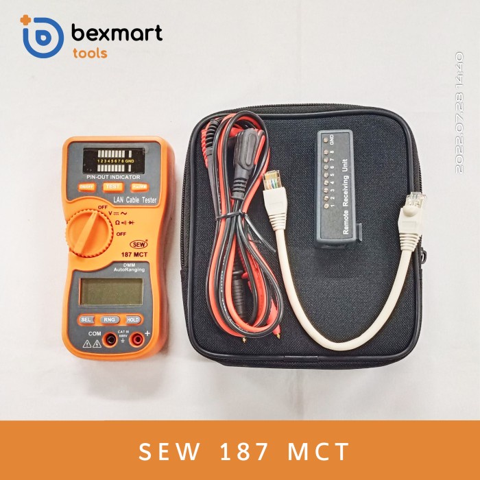 SEW 187 MCT / SEW 187MCT Lan Cable Tester And Digital Multimeter