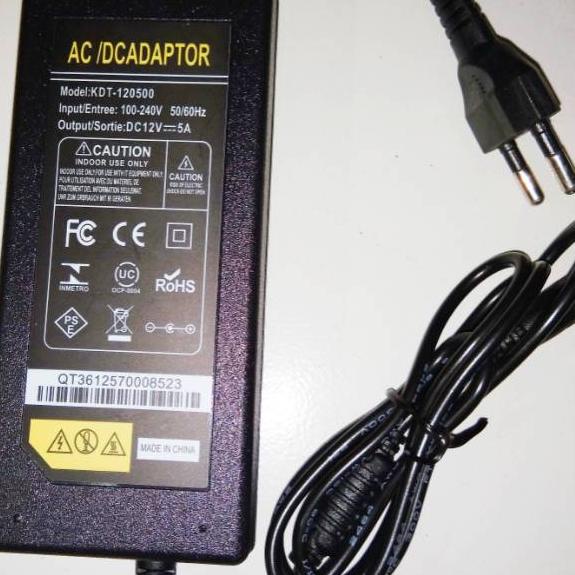 ➹ Adaptor AC to DC 12V 5A ✲