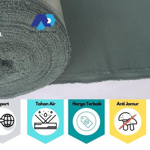 ➳ TERPAL CP TERPAL CANVAS PVC HARGA [] - Hitam ♂