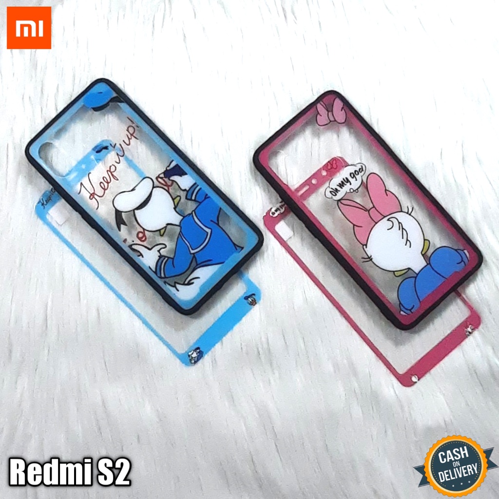 CASE 360 TRANSPARAN+TEMPERED GLASS MOTIF DISNEY FOR XIAOMI REDMI S2