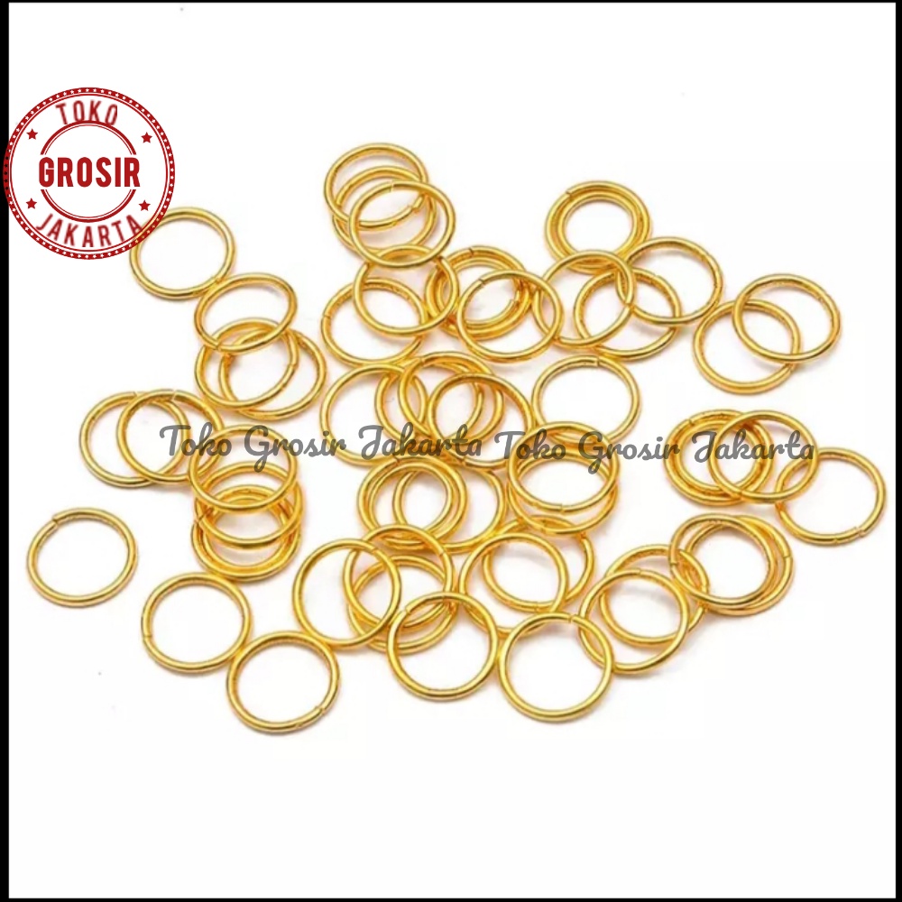 Ring Bulat Ring O Jump Ring Pengait Bahan Membuat Kerajinan