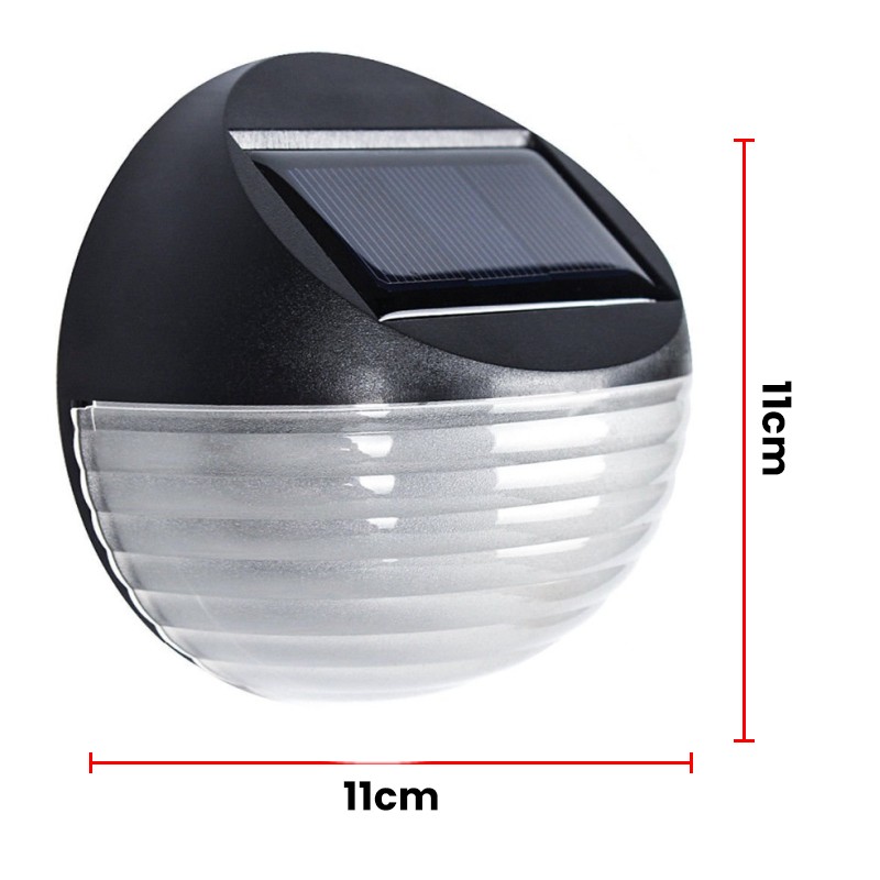 Hot Sale/Lampu Pagar solar 2LED/lampu Hias Efek Pencahayaan Hangat Bulat/Lampu Taman Tenaga Surya Anti Air/Lampu Step Dinding Pintu/Lampu solar LED outdoor