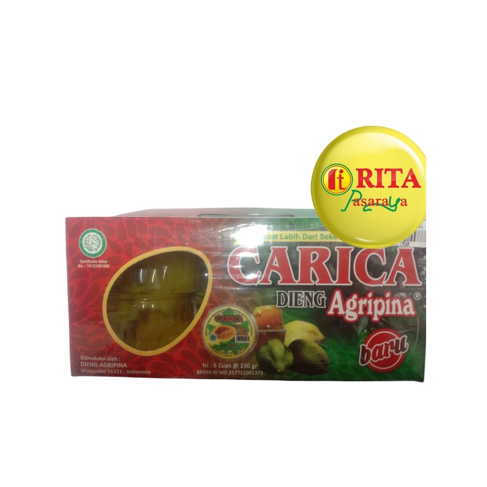 

Carica Dieng Agripina Cup 6'S Box 130Gr