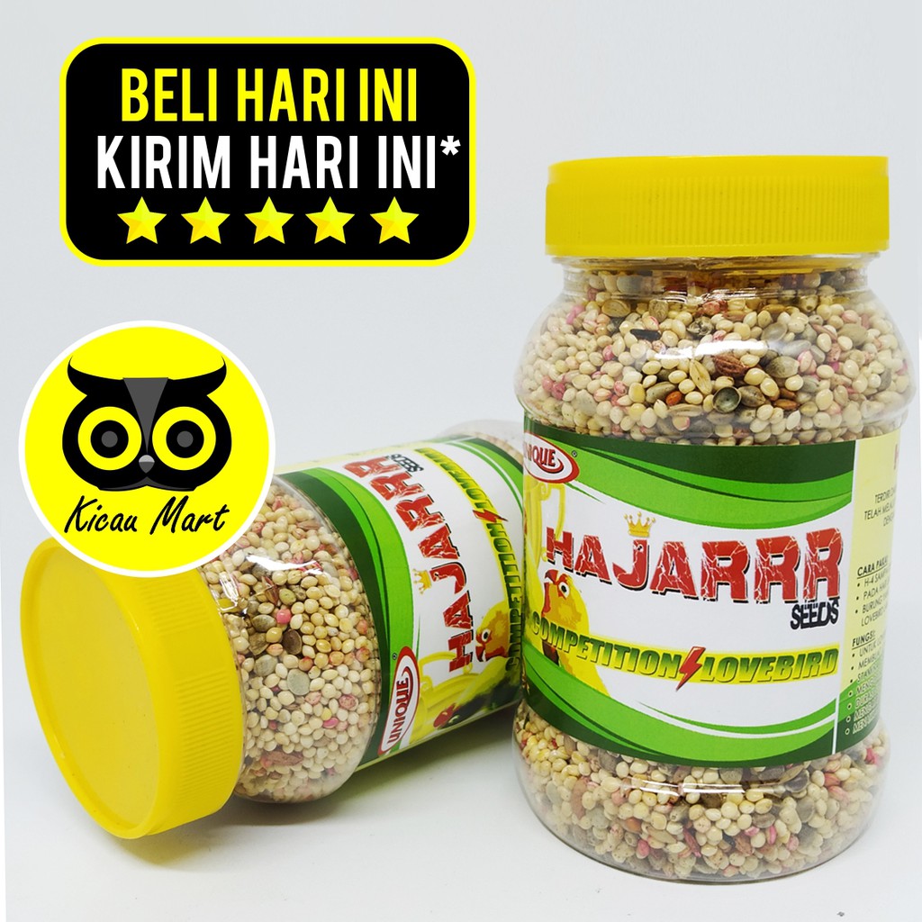 PAKAN HAJARRR SEEDS UNIQUE MAKANAN LOMBA KONTES LOVEBIRD PAUD DEWASA PENGGACOR NGEKEK KONSLET PKHJR