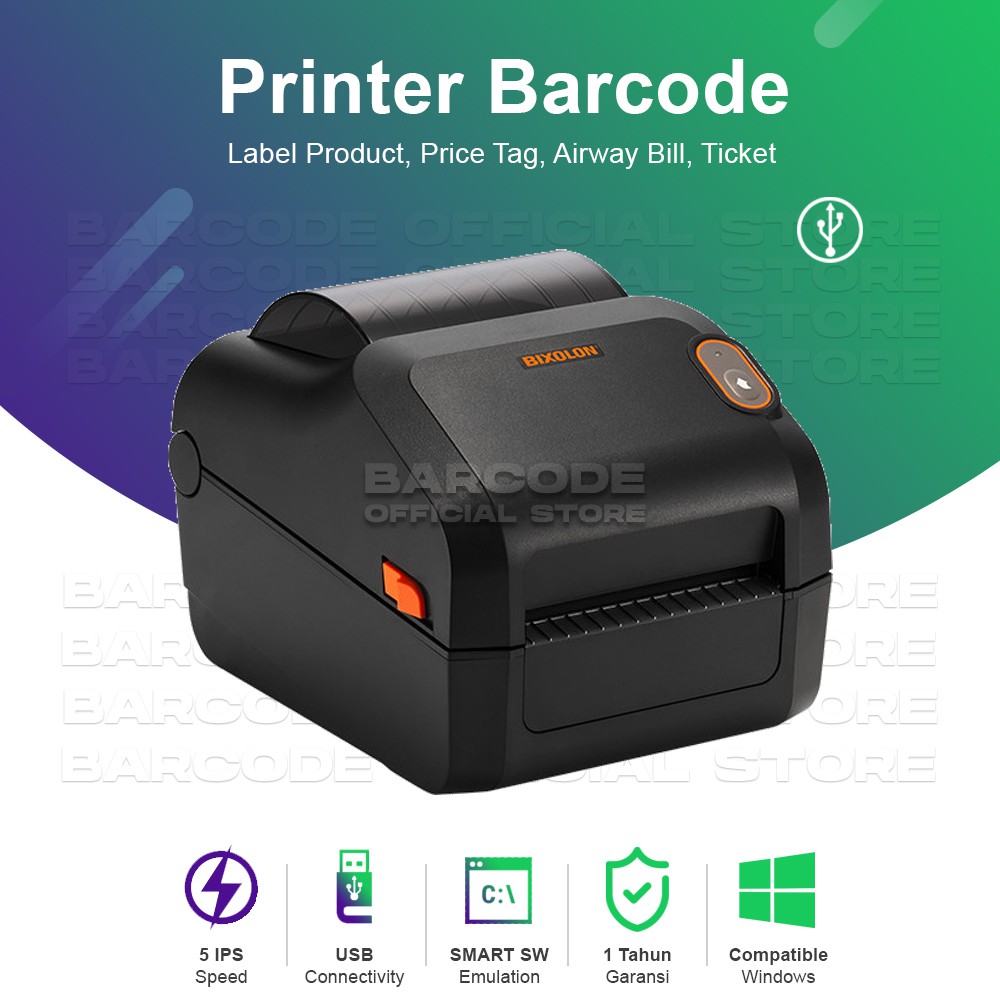 

PRINTER BARCODE BIXOLON XD3-40DK CETAK LABEL STICKER DIRECT THERMAL