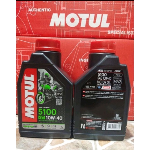 oli motul 5100 4 tax SAE 10-40 1 liter 100% original