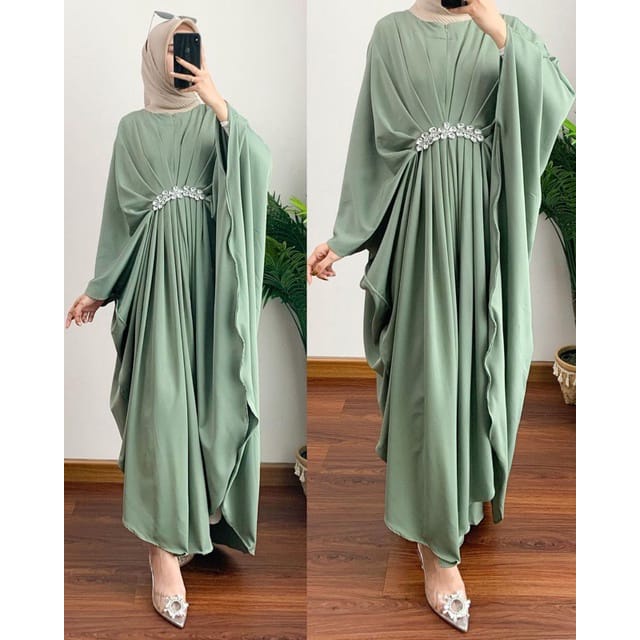 BIG PROMO - GAMIS KAFTAN SEZANA DRESS WANITA PANJANG / Kaftan Wanita Terbaru 2022 / Kaftan JUMBO Lebaran