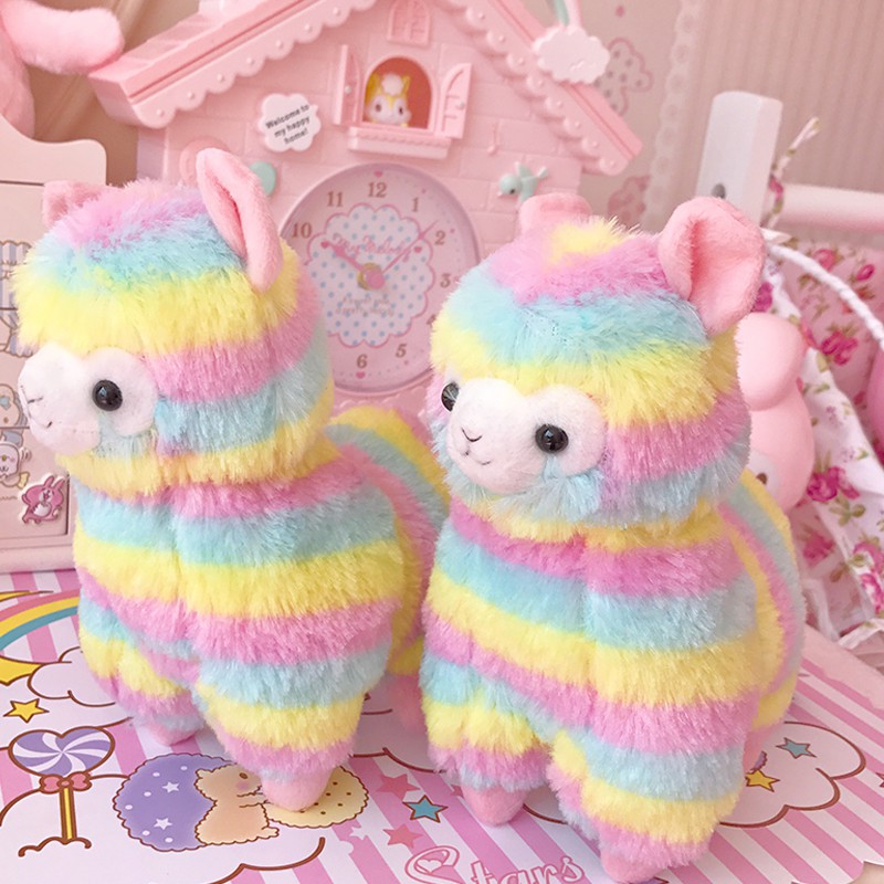 BONEKA ALPACASSO RAINBOW KAMBING DOMBA SHEEP