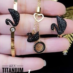 TiTanium set perhiasan wanita Y01