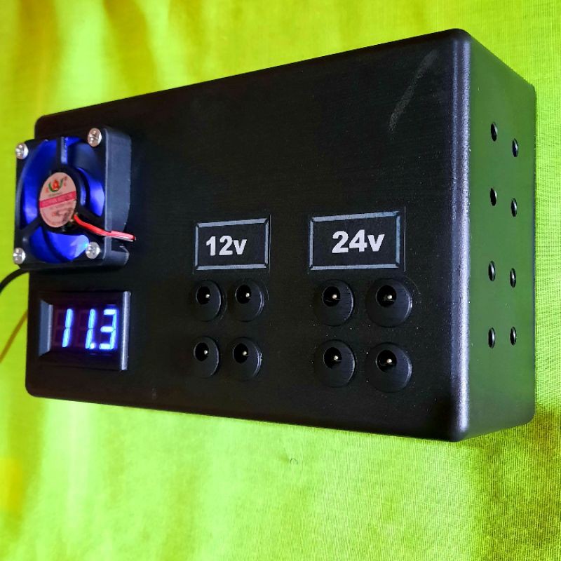 UPS DC 12v 8a, 24v 10a + Pengontrol Aki - Tanpa PSU