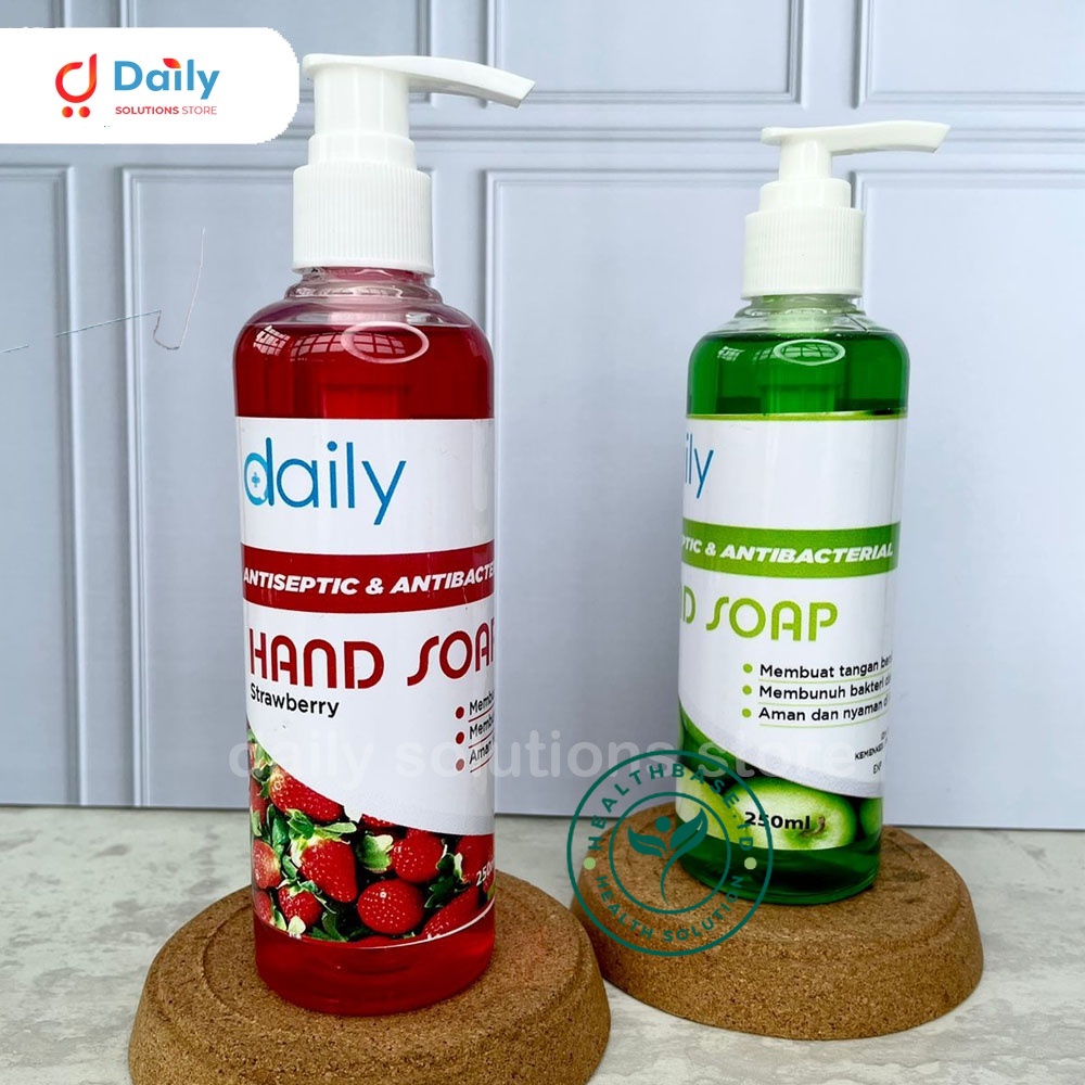 SABUN CUCI TANGAN HAND SOAP DAILY 250ML PUMP ANTIBACTERIAL