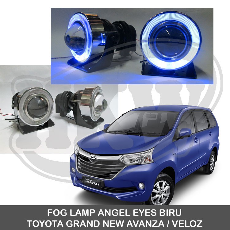 FOG LAMP ANGEL EYES BIRU TOYOTA GRAND NEW AVANZA