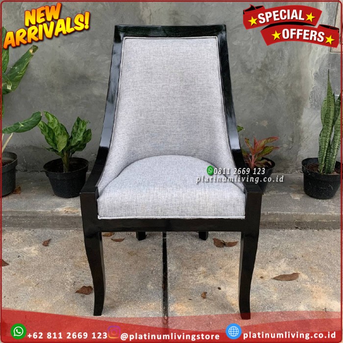 Kursi Makan Jati Modern Mewah, Kursi Makan Modern Eropa Platinumliving Furniture Indonesia