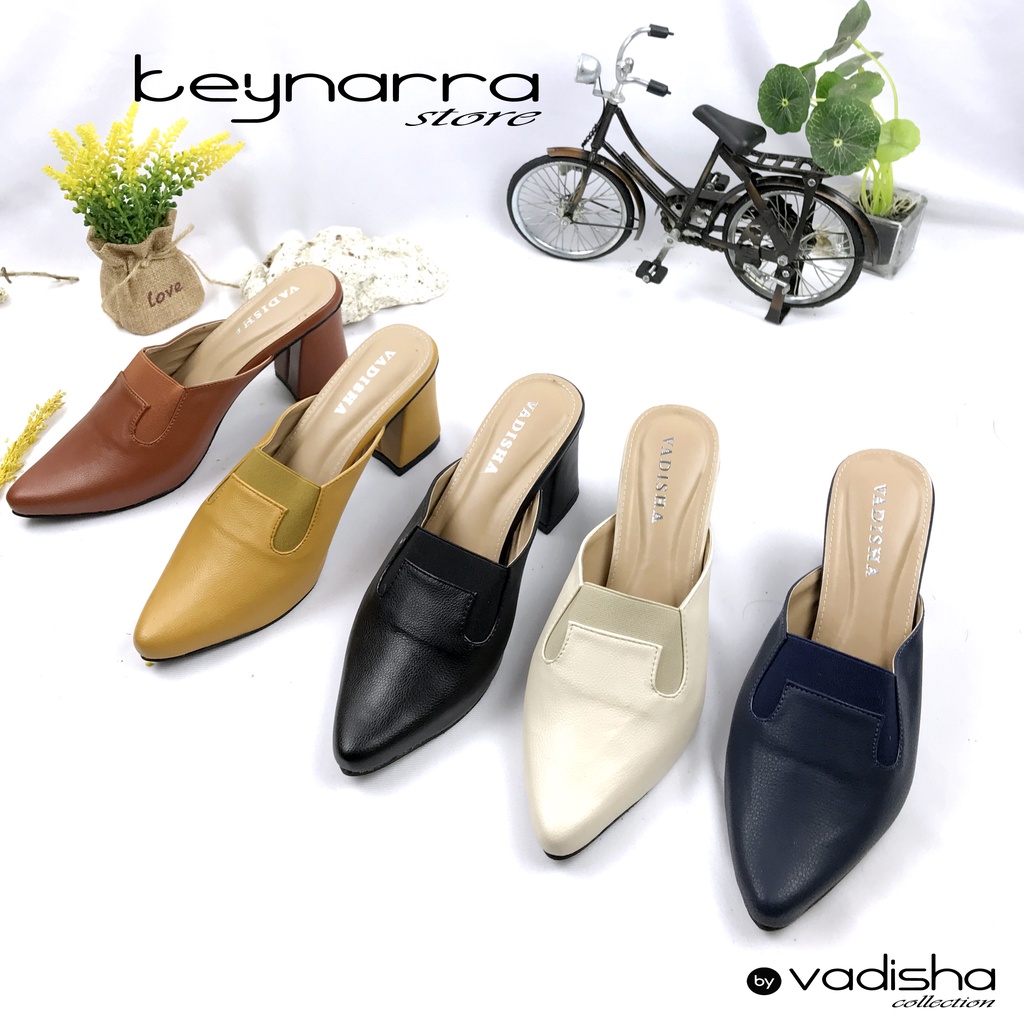 VADISHA DIANI Sendal Wanita, Sendal Heels/ Sendal Hak Tahu 7cm  RR-01 By.Keynarra Store