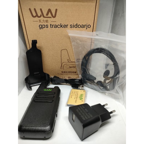 ht WLN KD-C1 walkie talkie tow way radio GARANSI WLAN KDC1 free headset