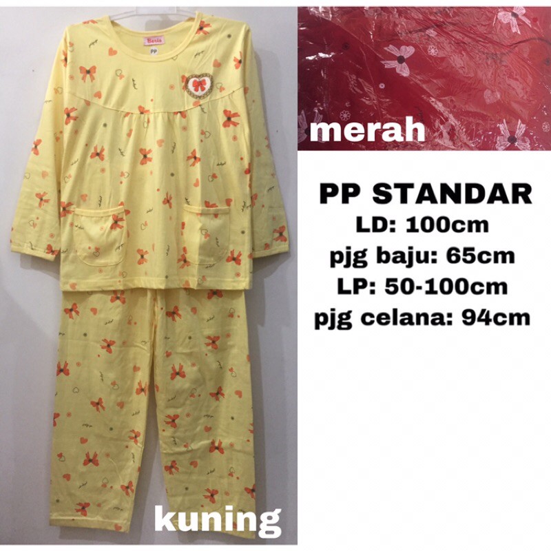 BAJU TIDUR BERIS PP STANDAR - RIBBON