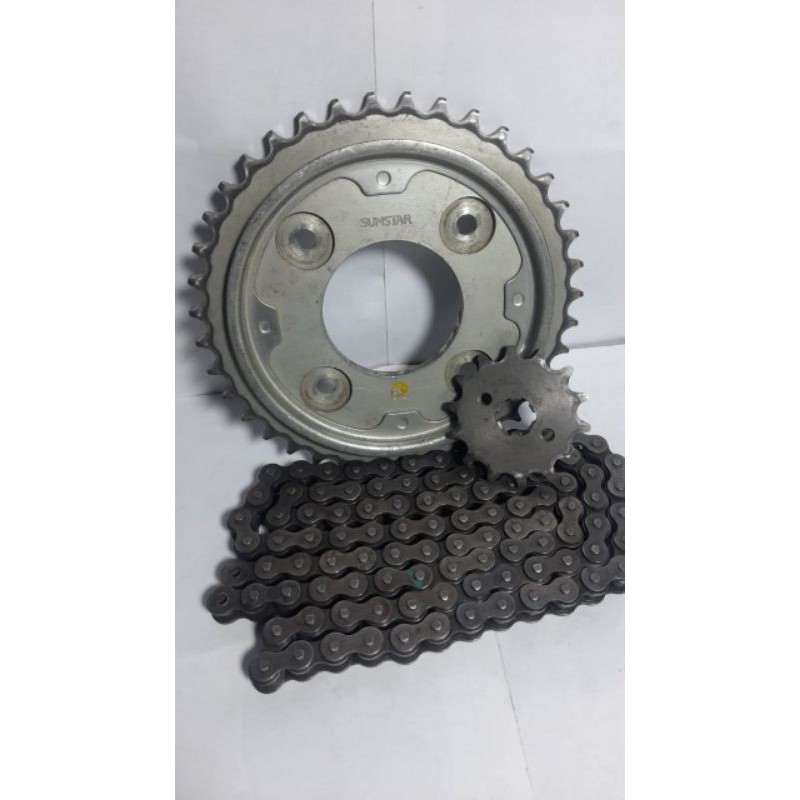 gir set BLADE new / gir BLADE / rantai BLADE / gir honda BLADE / rantai sepeda motor BLADE secound