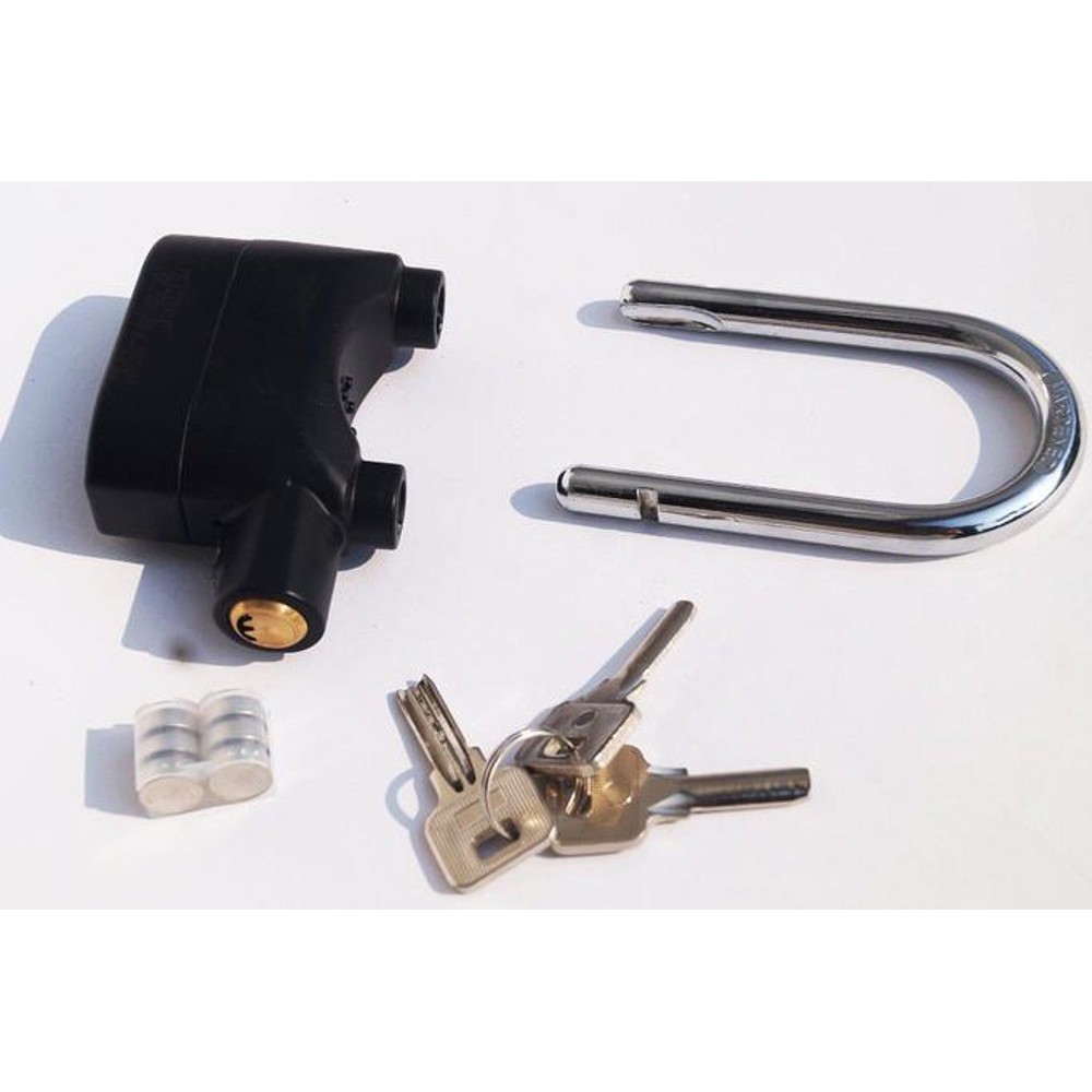 Gembok alarm anti maling ring panjang merk kinbar asli