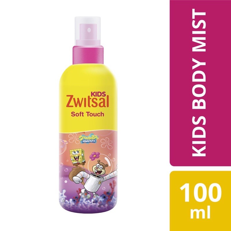 Zwitsal Kids Body Mist Soft Touch Fresh Touch 100ml - Zwitsal Parfum Anak 100ml