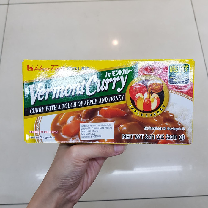

Ready- Vermont Curry 230Gr- Bumbu Kari Jepang - Mild