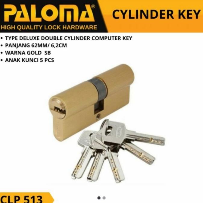 CYLINDER PALOMA DELUXE DC-CK CLP 513/514/515/516 SB/SN/AB/MB