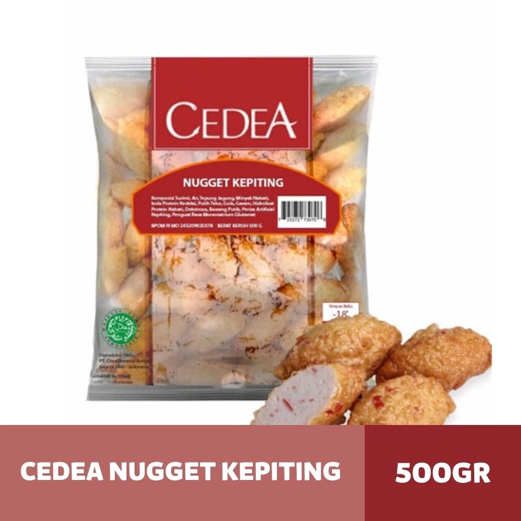 

CEDEA Nugget Kepiting | Crab Nuggets / Naget - [500 gr]