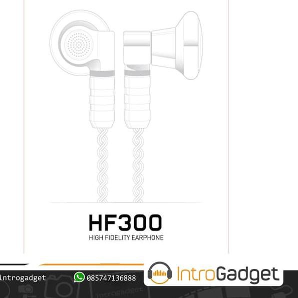 9BM dbE HF300 Earbud Headset Henset High Fidelity Earphone with Microphone 