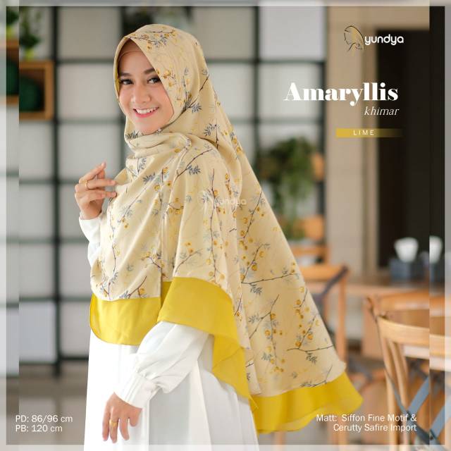 KHIMAR AMARILIS KHIMAR TWOTONE ||  AYUNDYA