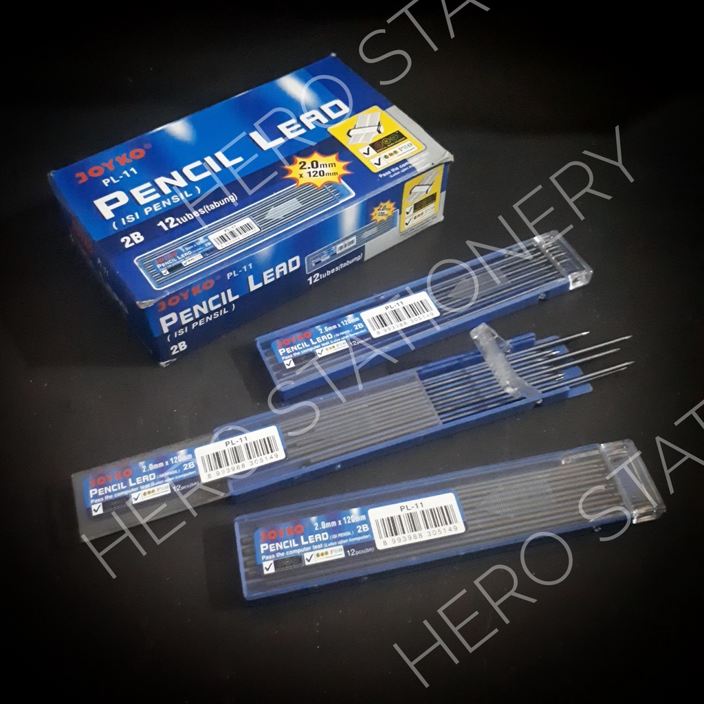 

Joyko mechanical pencil lead refill pensil mekanik joyko 2 mm PL-11 . 12 unit