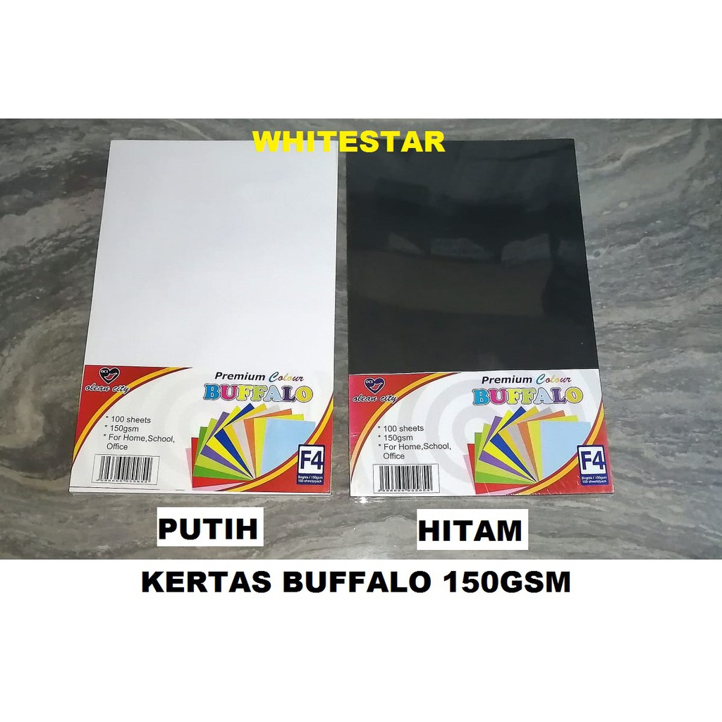  kertas  buffalo bufalo paper ukuran F4 folio warna  