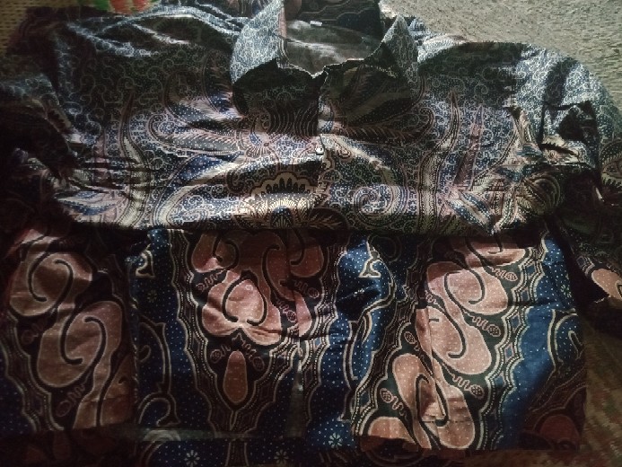 Baju Batik Couple Tunik Batik Motif Parang Bunga 3 Warna Sarimbit Batik Tunic Batik Pekalongan