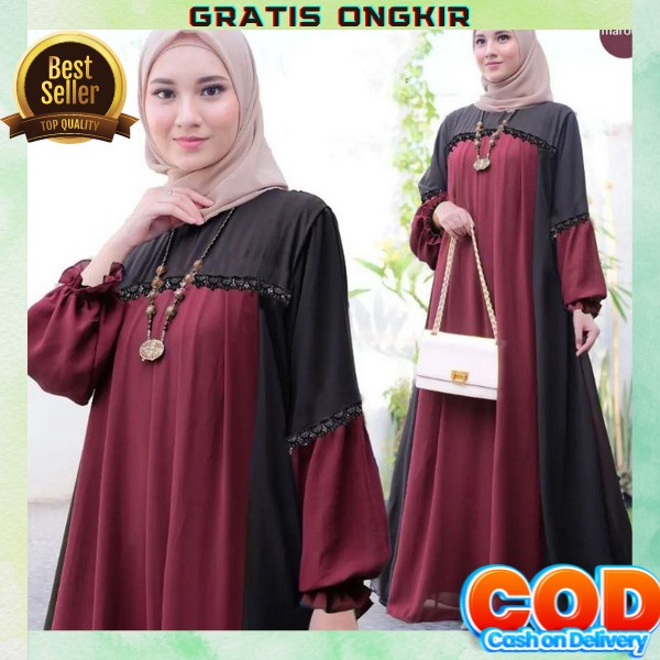 Bj Wanita Muslim Kekinian Jumbo Games Remaja Kondangan Murah Ghamis Muslim Import Gamis Wanita Kekin
