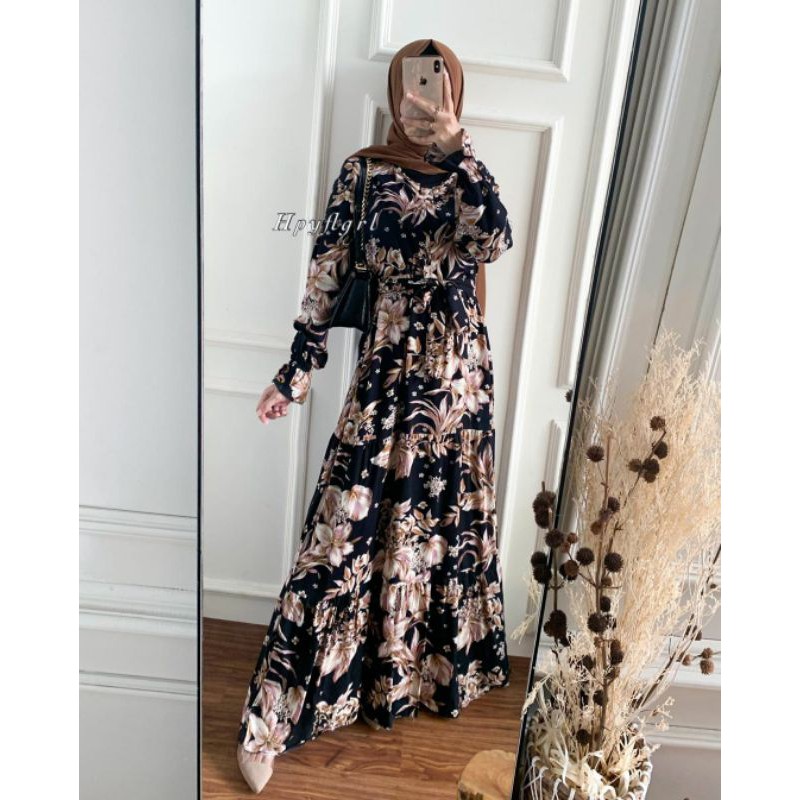 MONEA DRESS/DRESS MONEA/GAMIS RAYON WANITA