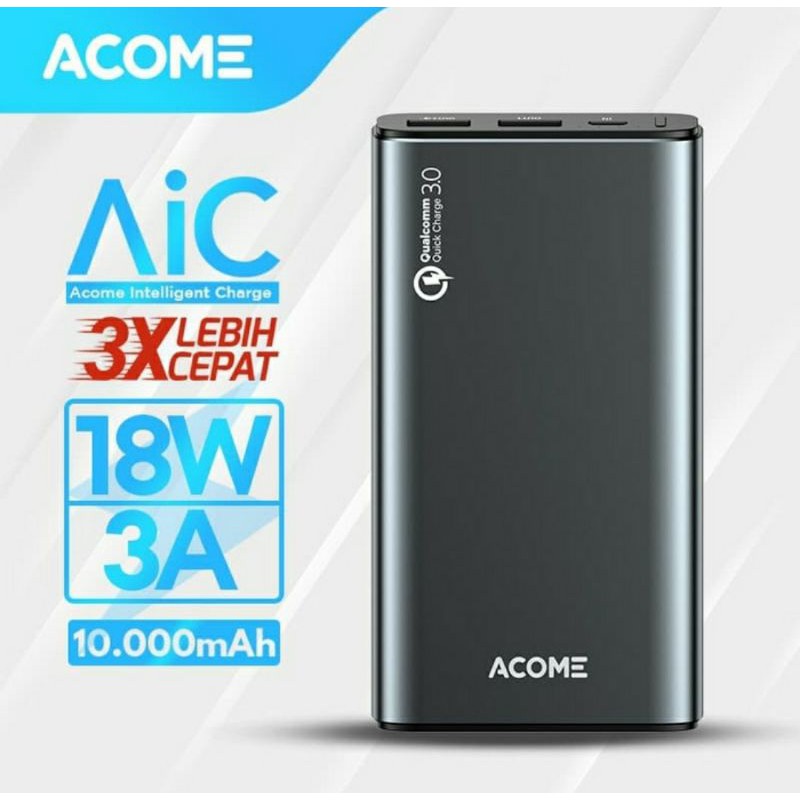 ACOME powerbank 10000mah QC3.0 AP102