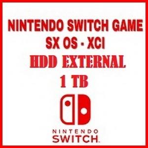Paket HDD Harddisk 1TB isi game XCI Nintendo Switch