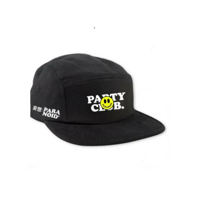 CAP 5FANEL PARANOID SMILE BLACK