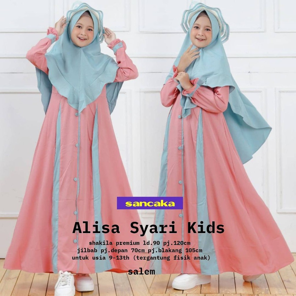 GAMIS ALISA SYARI KIDS TERBARU