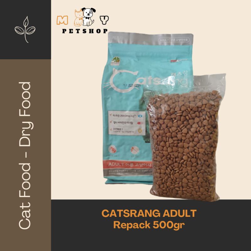 CATSRANG ADULT Makanan untuk Kucing Dewasa Repack 500gr