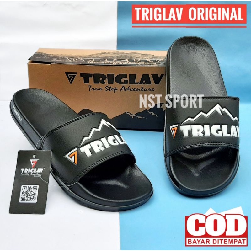 Sandal Triglav - Sandal Outdoor - Sandal Slip On Pria - Sandal Triglav Original - Sandal Slip Slop