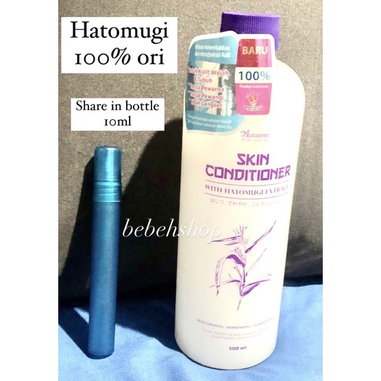 Autumn Skin Conditioner Hatomugi Extract Share In Bottle Spray 10ml Ori Toner Lotion