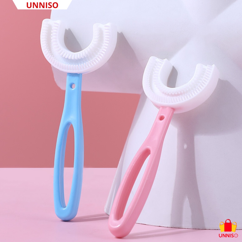 UNNISO - Sikat Gigi Silicone Anak Bentuk U SG3