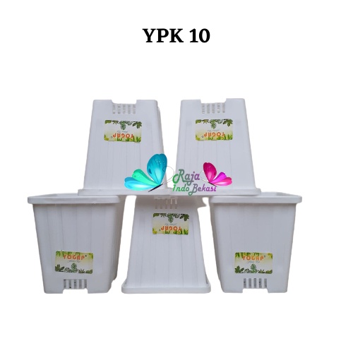 Pot Yogap Kotak 10 Putih Pot Yogap 10 13 15 17 18 19 25 30 Pot Yogap Lusinan Pot Kotak Panjang Kecil 8 Cm Tinggi Pot Segi Empat Hias Panjang Plastik