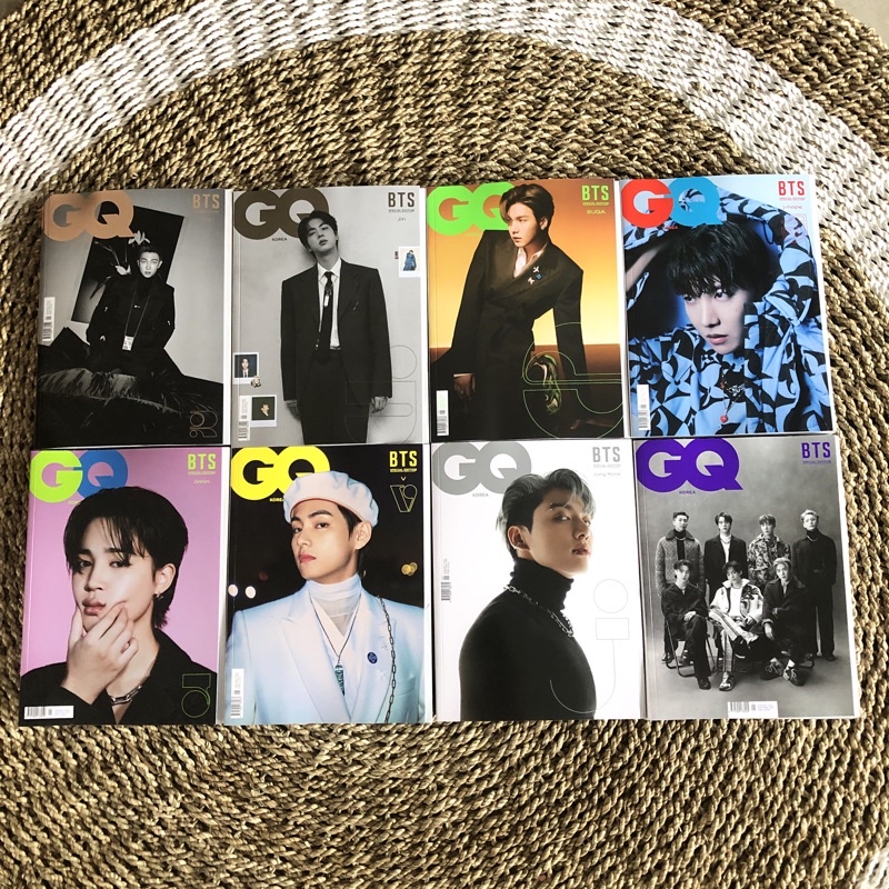 MAJALAH GQ KOREA MAGAZINE JANUARY 2022 BTS COVER